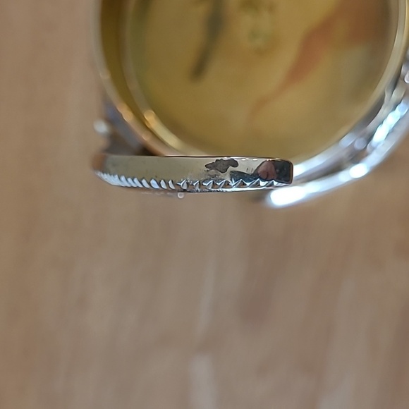 PARTYLITE Vintage 90s Brass Feather Pillar Candle Holder P0414 - Picture 14 of 16